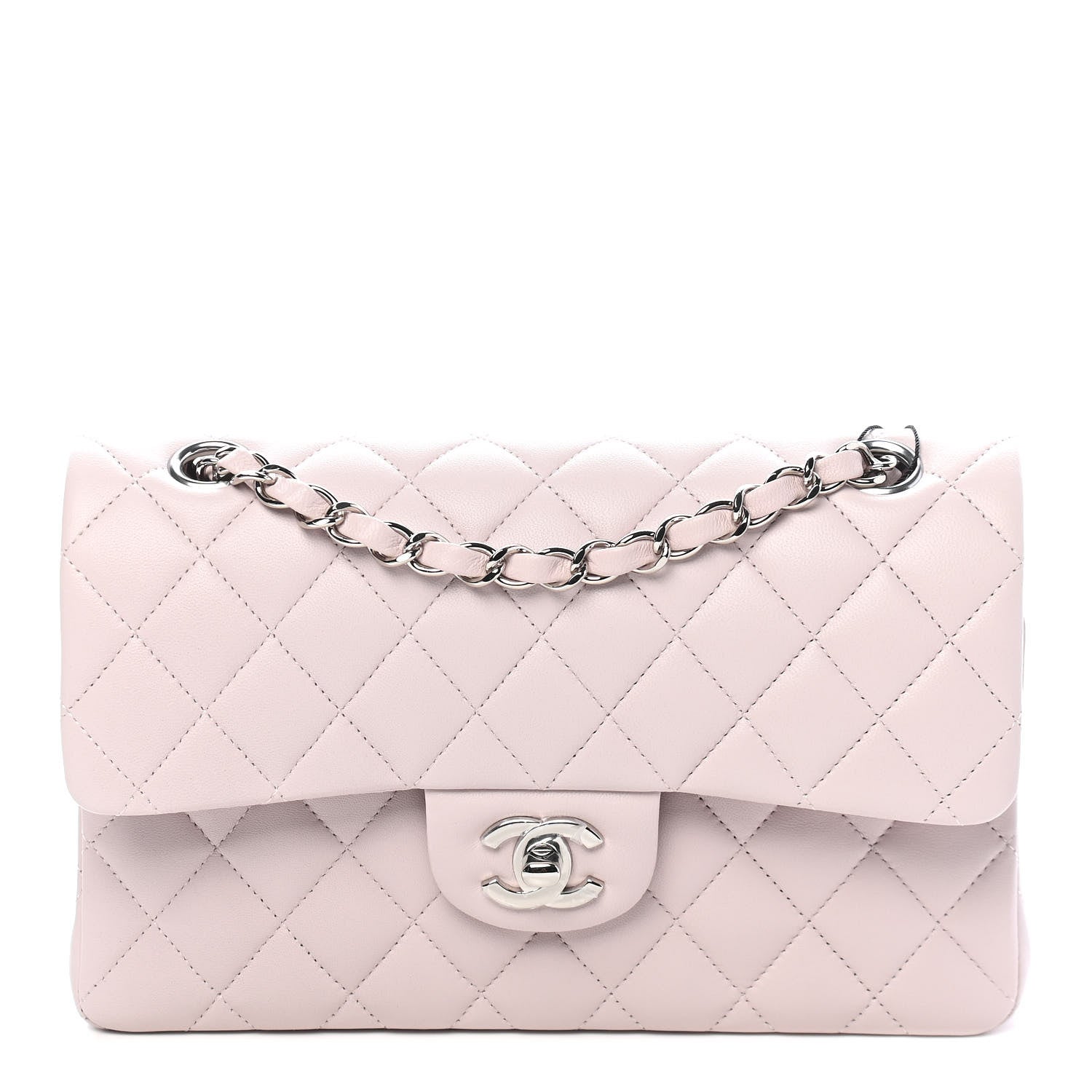 Chanel Lambskin Quilted Small Double Flap Light Purple 1 of 9