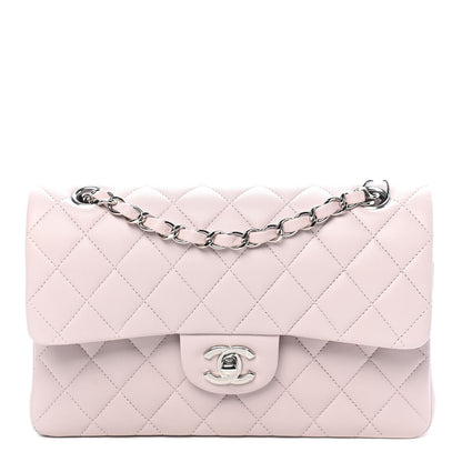 Chanel Lambskin Quilted Small Double Flap Light Purple 1 of 9
