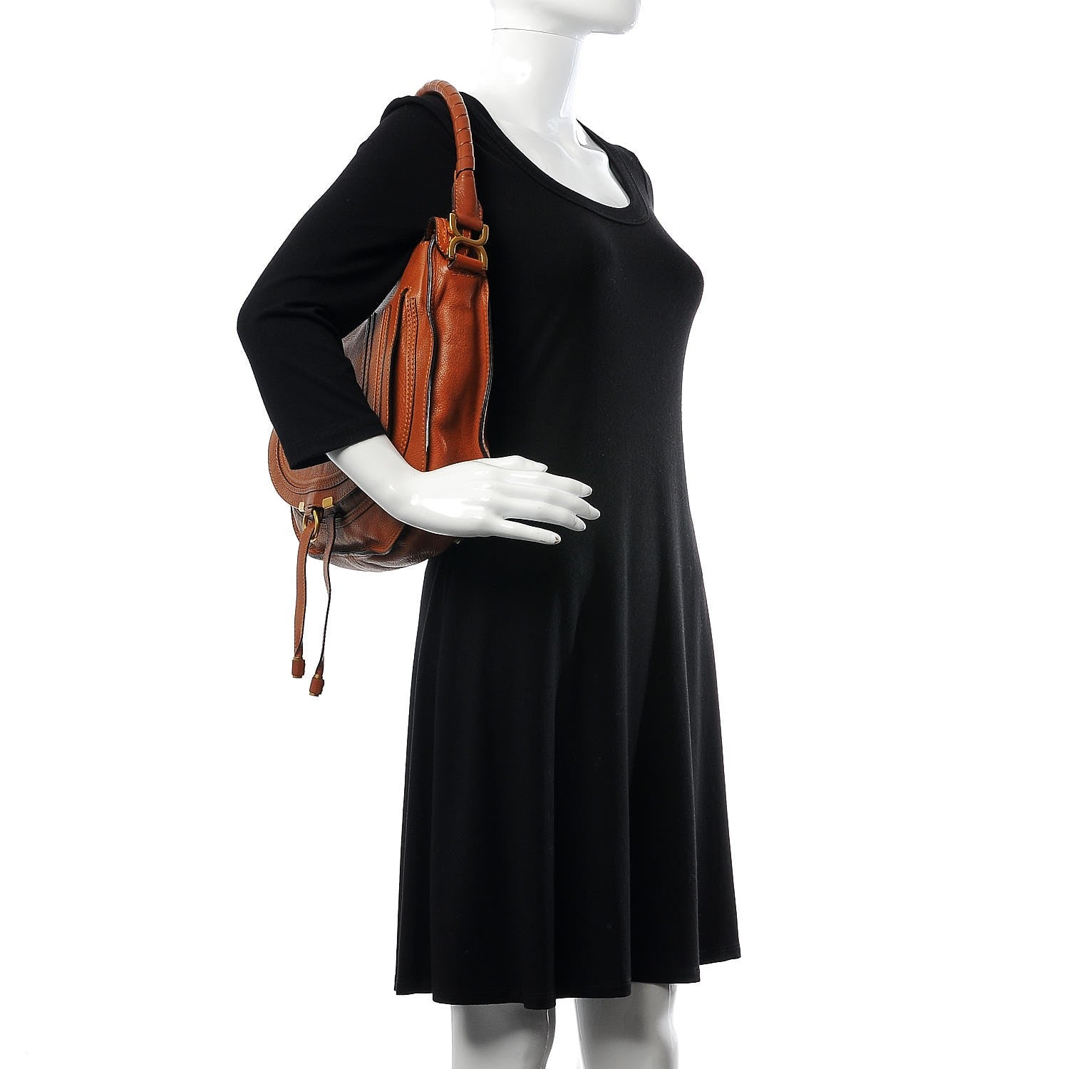 Chloe Calfskin Medium Marcie Hobo Tan 2 of 7