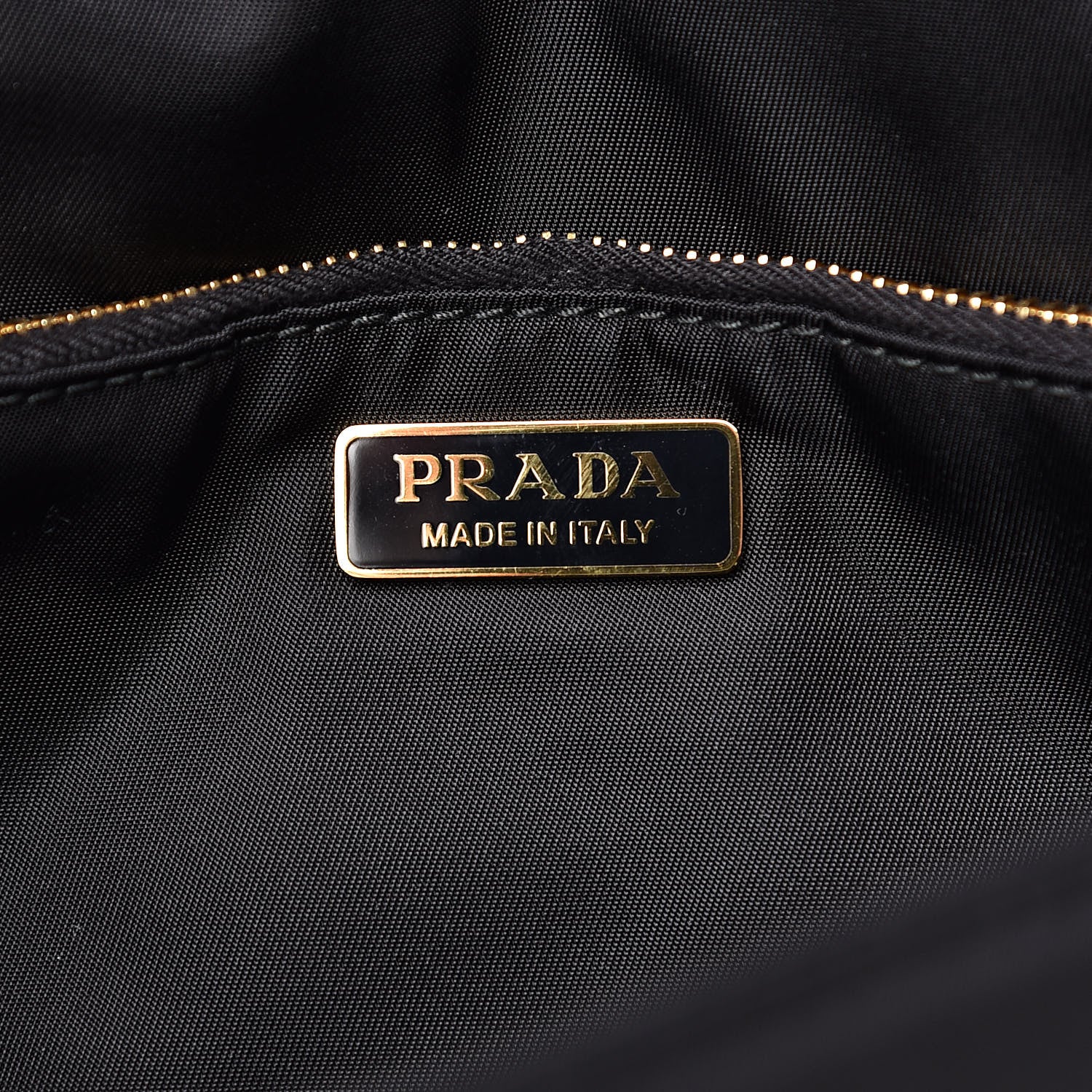 Prada Nylon Tessuto Chain Shoulder Bag Black 6 of 8