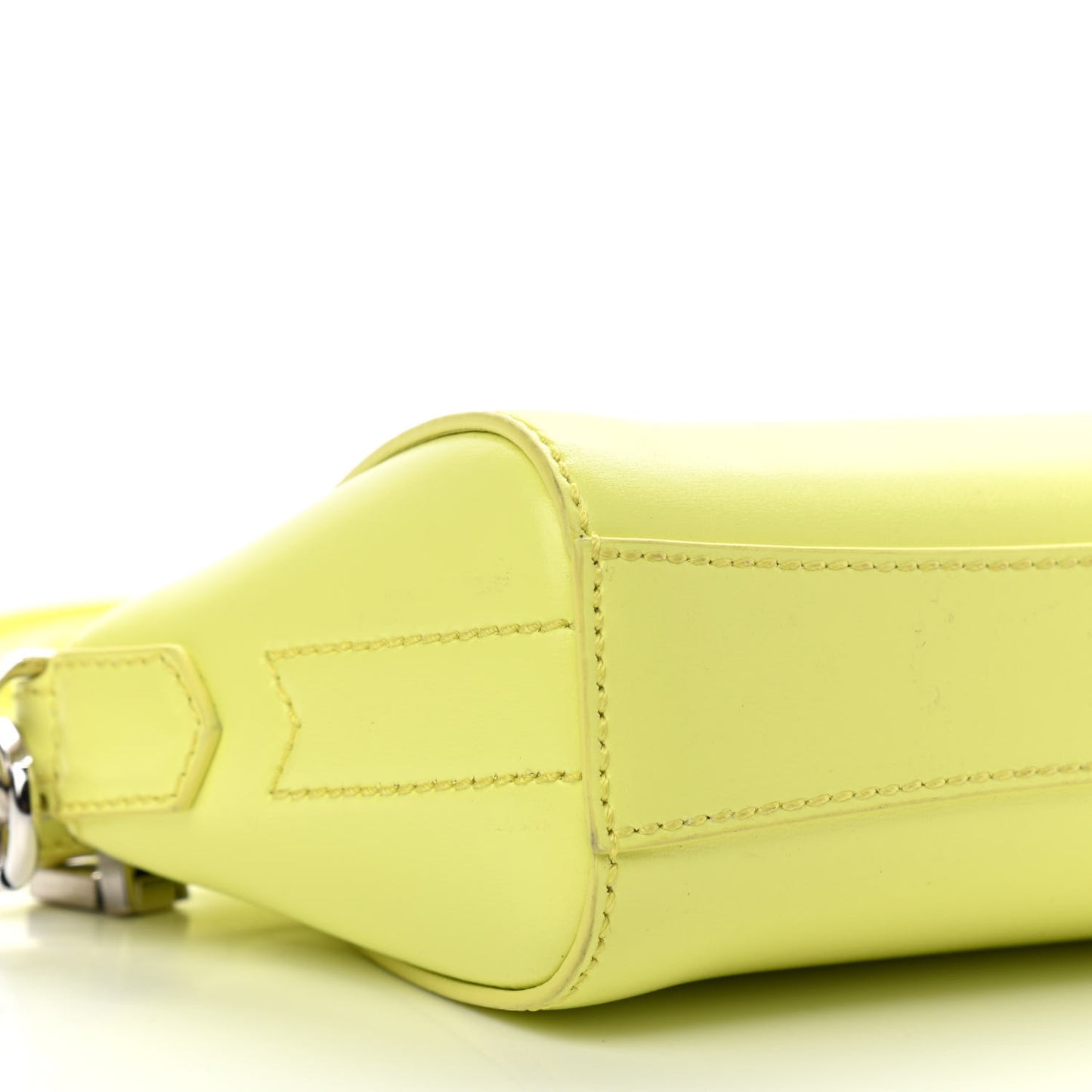 Smooth Calfskin Nano Antigona Acid Yellow