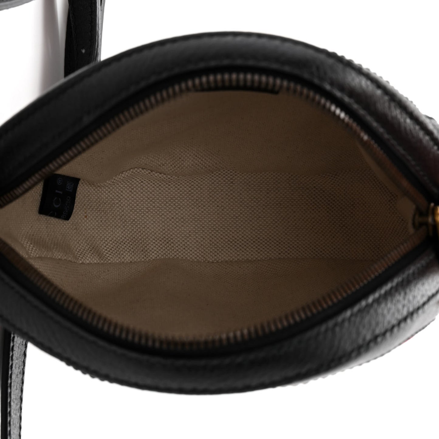 Velvet GG Monogram Textured Calfskin Round Shoulder Bag Red Cipria Black