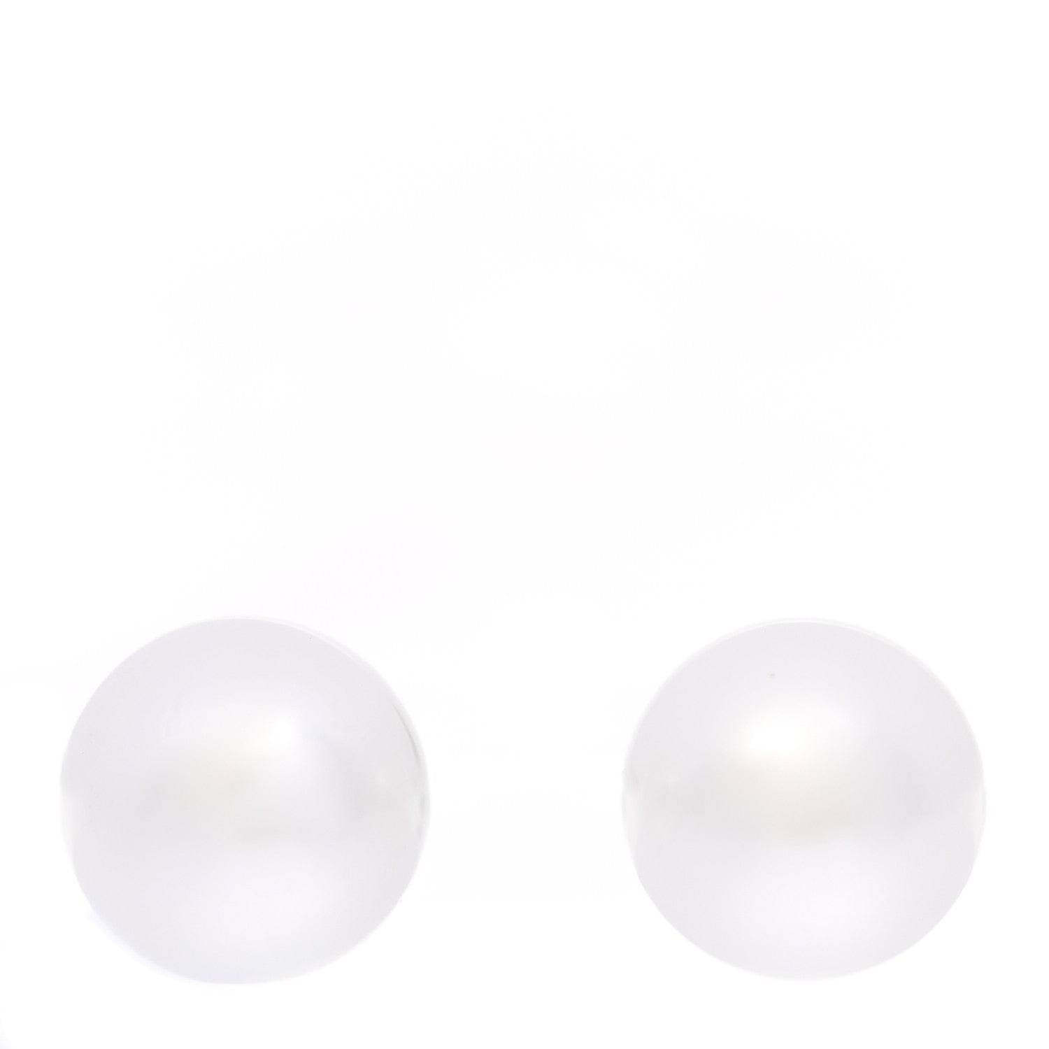 Mikimoto 18K White Gold South Sea Pearl 12mm Stud Earrings 1 of 5