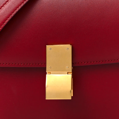 Celine Box Calfskin Teen Classic Box Flap Bag Red 9 of 12