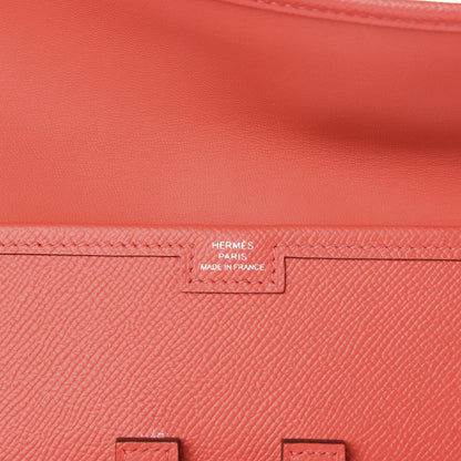 Hermes Epsom Jige Elan 29 Clutch Rose Jaipur 5 of 9
