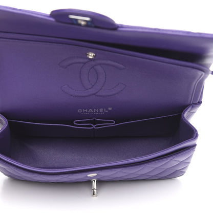 Chanel Lambskin Quilted Medium Double Flap Purple 5 of 11