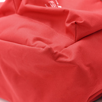 Off-White Canvas Quote Backpack Red White 11 of 15