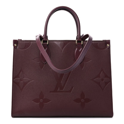 Louis Vuitton Empreinte Monogram Giant Onthego MM Wine 1 of 7