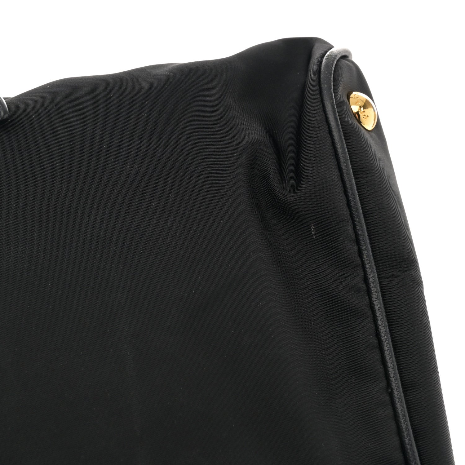 Prada Tessuto Nylon Saffiano Tote Black 13 of 17