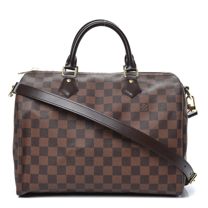 Louis Vuitton Damier Ebene Speedy Bandouliere 30 1 of 10