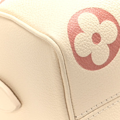 Louis Vuitton Empreinte Monogram Giant Speedy Bandouliere 20 Creme Rose Trianon 7 of 10