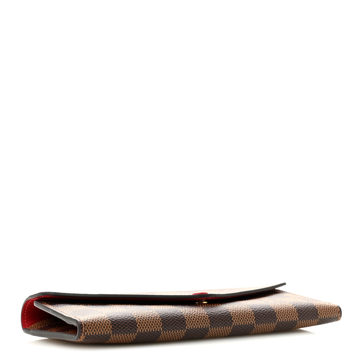 Louis Vuitton Damier Ebene Josephine Wallet Red 5 of 9