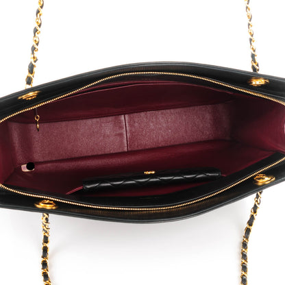 Chanel Lambskin Quilted Shoulder Bag Black 5 of 9