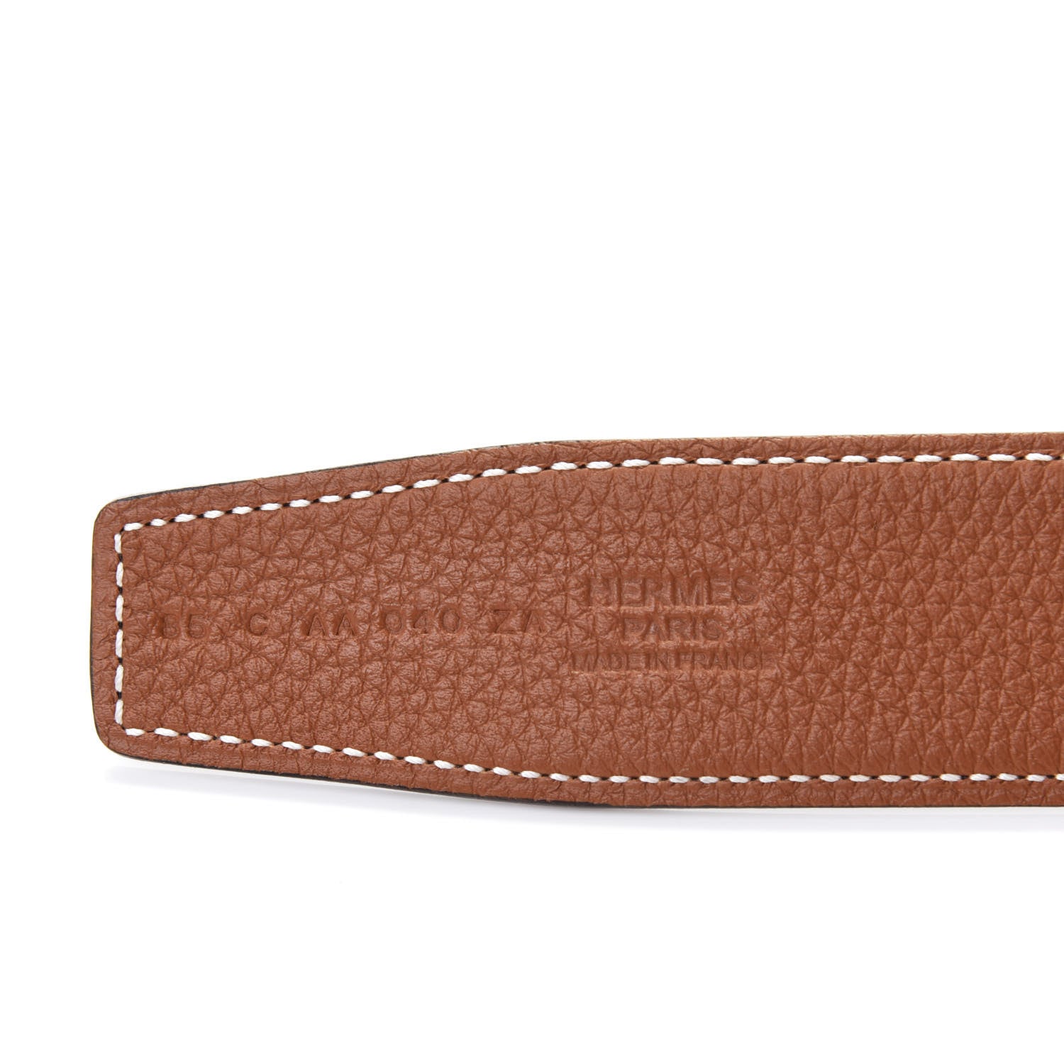 Hermes Box Taurillon Clemence 32mm H Belt 85 Black Gold 3 of 5