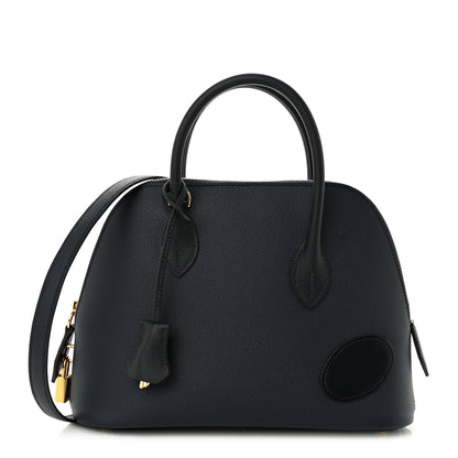 Hermes Epsom Tri-Color En Desordre 1923 Bolide 25 Bleu Indigo Caban 1 of 11