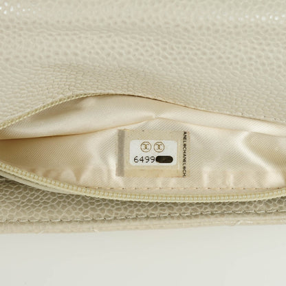 Chanel Caviar Quilted Mini Evening Bag Pearl 2 of 10
