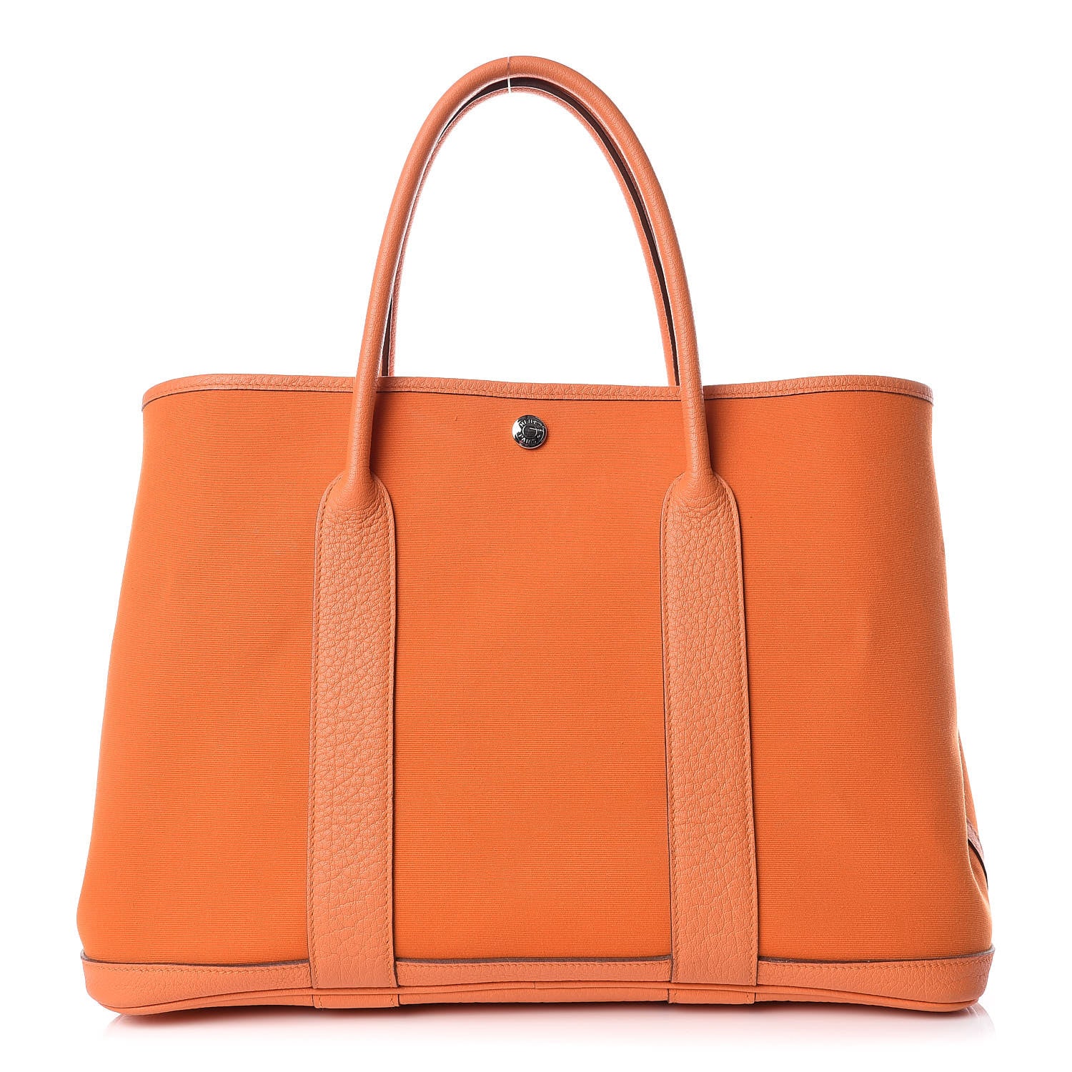 Hermes Toile Negonda Garden Party Tote 36 MM Orange 1 of 16
