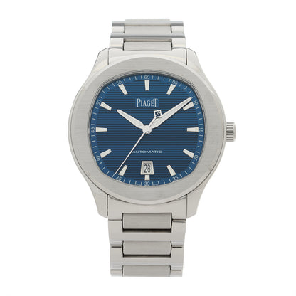 Piaget Stainless Steel 42mm Polo S Automatic Watch Blue 1 of 5