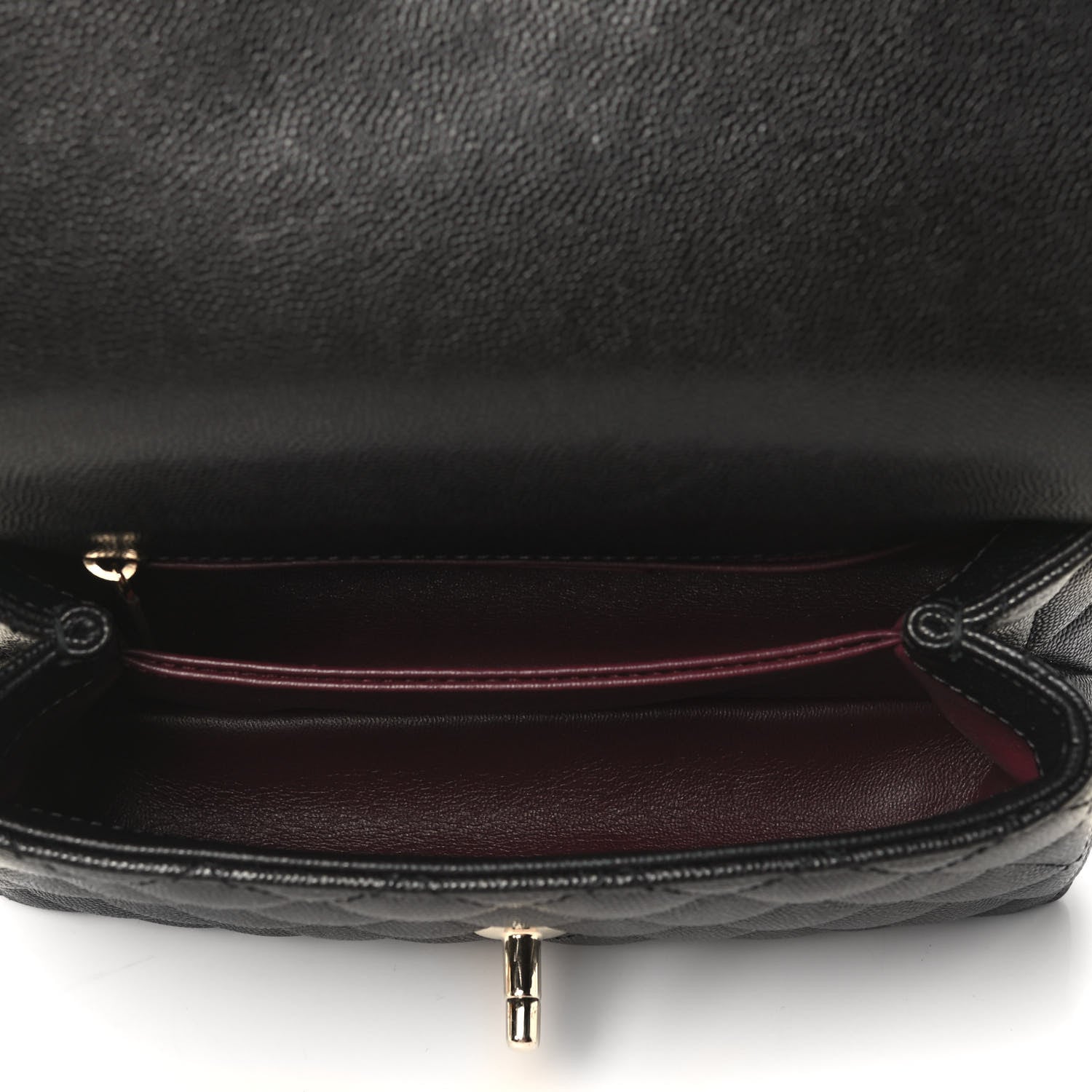 Chanel Caviar Quilted Mini Coco Handle Flap Black 4 of 4