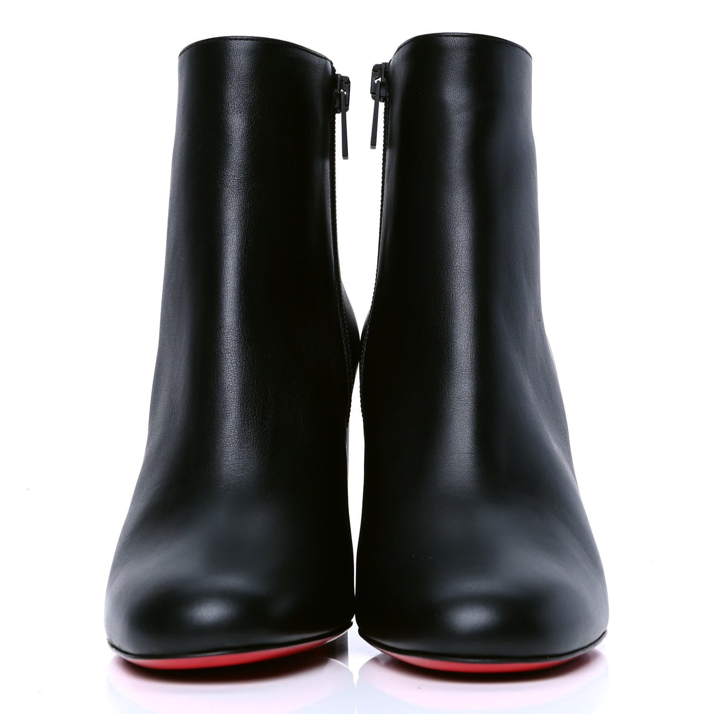 Calfskin Turela 85 Ankle Boots 38 Black