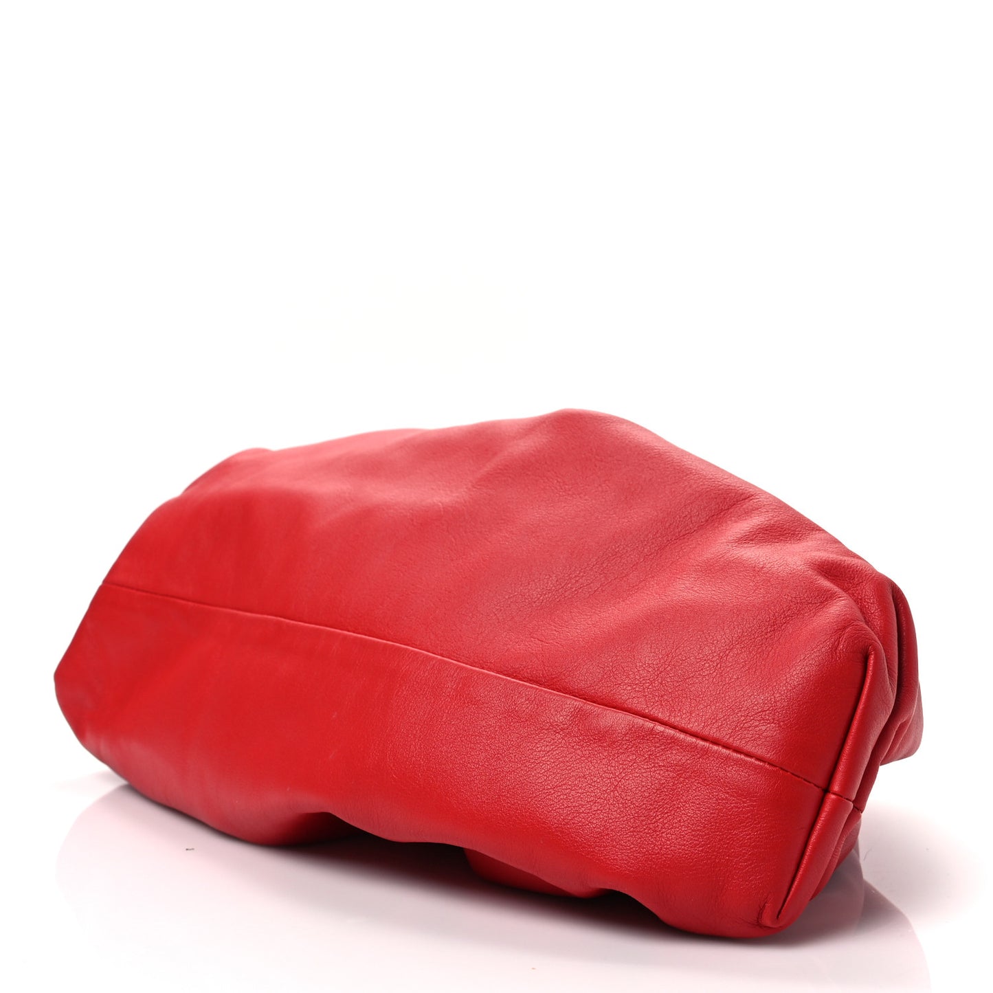 Smooth Butter Calf The Pouch Oversized Clutch Nail Polish