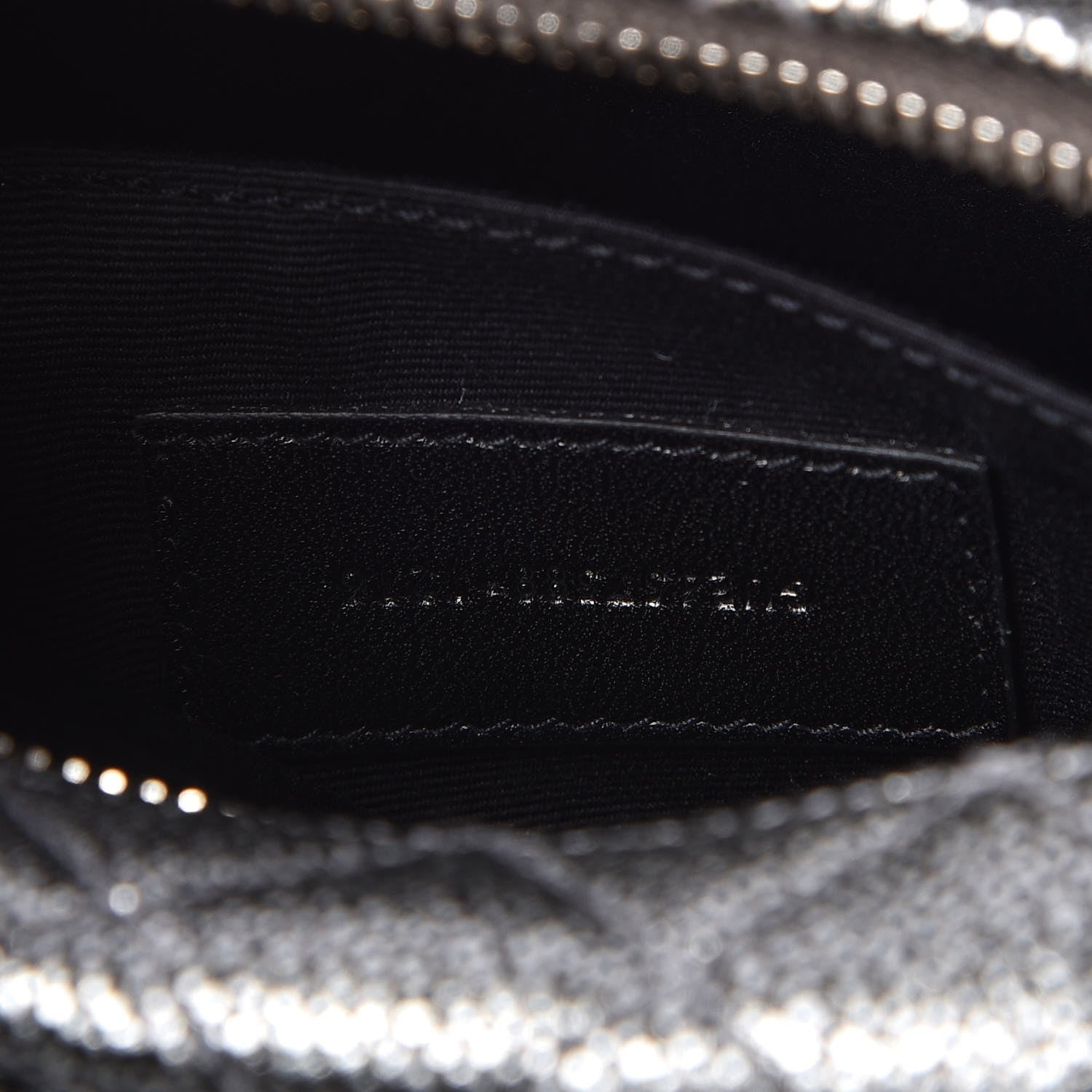 Saint Laurent Metallic Grain De Poudre Y Quilted Monogram Mini Loulou Camera Bag Gun Metal 7 of 8