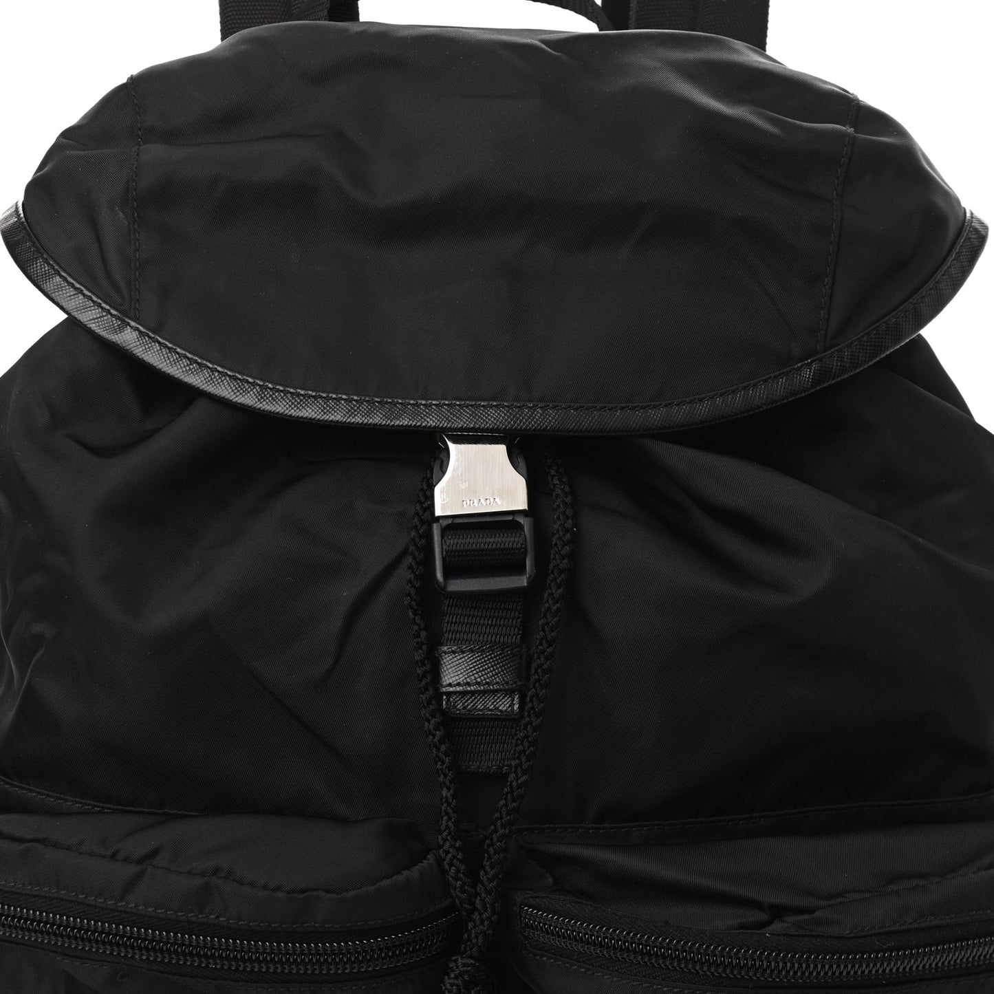 Tessuto Nylon Vela Large Backpack Black