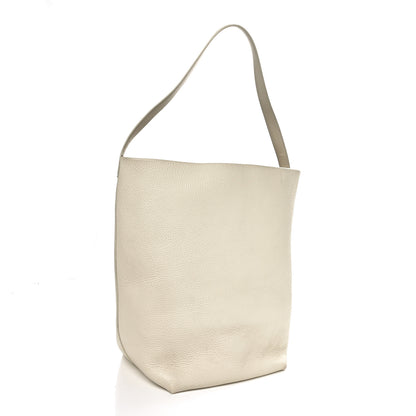The Row Grained Calfskin Large N/S Park Tote Ivory 3 of 10