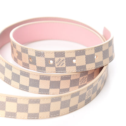 Louis Vuitton Damier Azur 25mm LV Malletier Belt 90 36 5 of 8