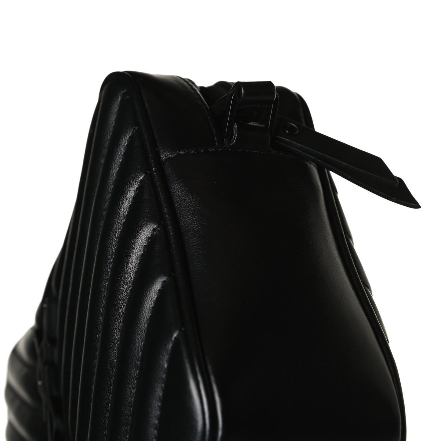 Calfskin Matelasse Monogram Lou Camera Bag Black