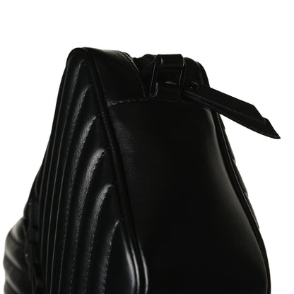 Saint Laurent Calfskin Matelasse Monogram Lou Camera Bag Black 13 of 16