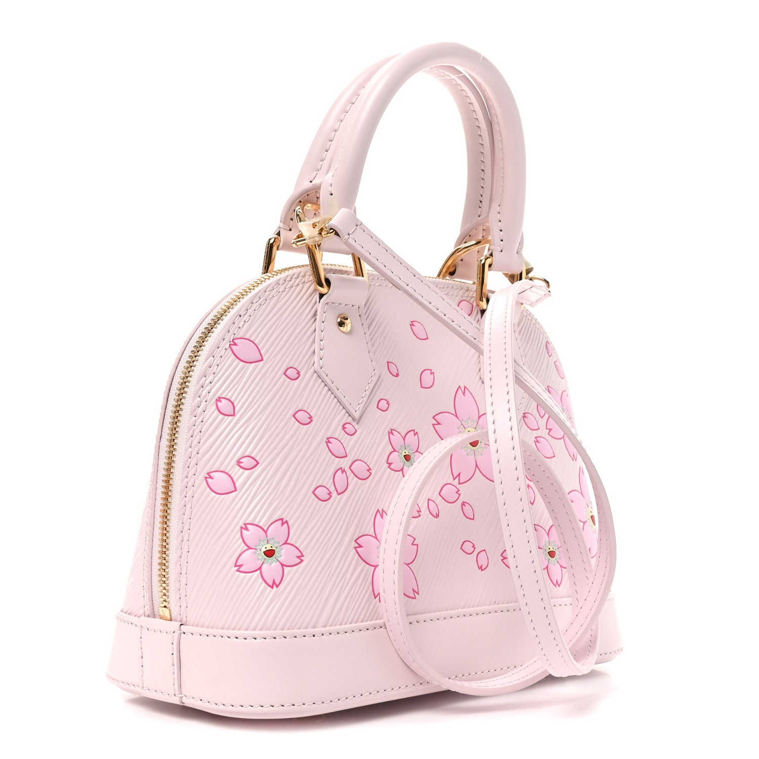 Louis Vuitton LV X TM Epi Cherry Blossom Alma BB Pink 3 of 9