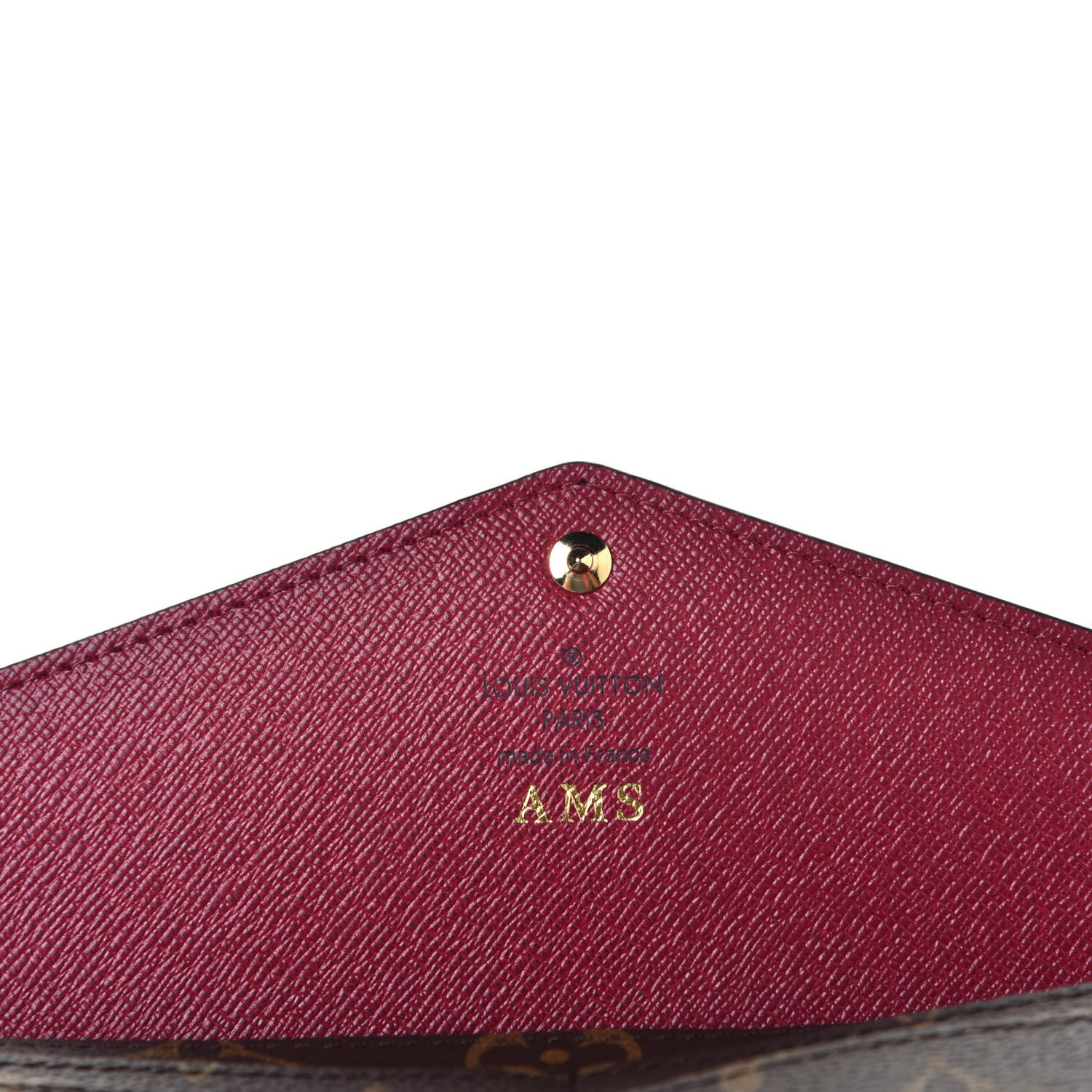 Louis Vuitton Monogram Sarah Wallet NM Fuchsia 6 of 7