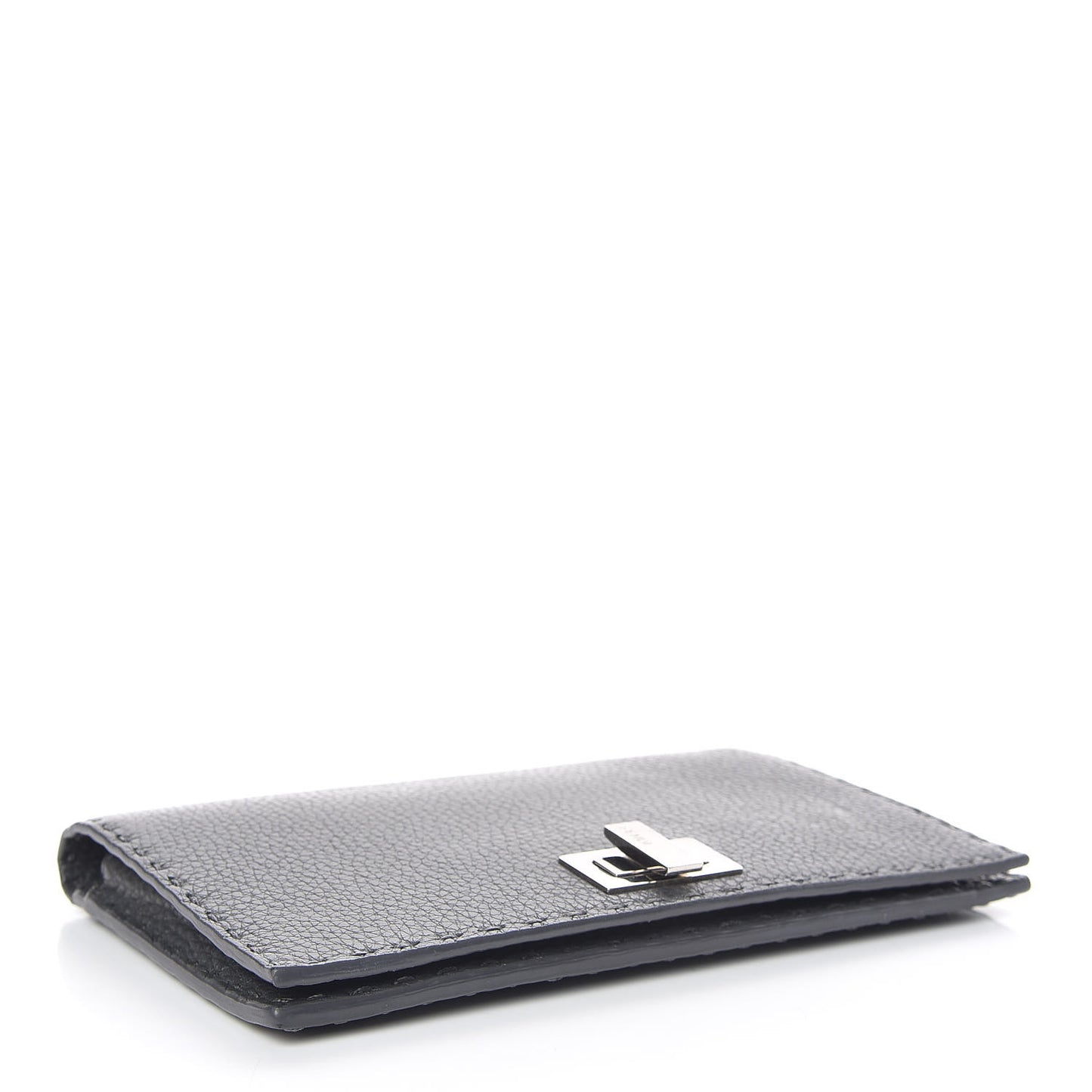 Cuoio Romano Selleria Mini Peekaboo Clutch Wallet Asfalto