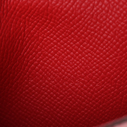 Hermes Epsom Kelly Pocket Compact Wallet Rouge Piment 7 of 7