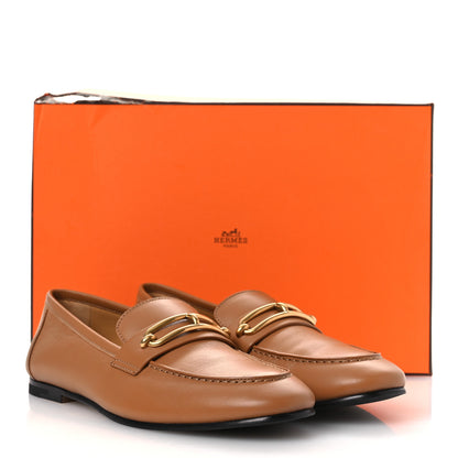 Hermes Calfskin Colette Loafer 38.5 Naturel 11 of 11