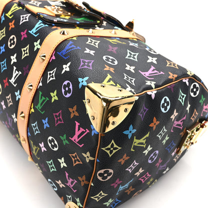 Louis Vuitton Monogram Multicolor Keepall 45 Black 10 of 10