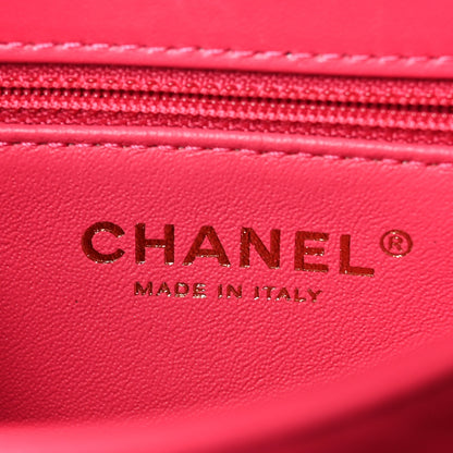 Chanel Lambskin Quilted Medium Trendy CC Flap Dark Pink 7 of 10
