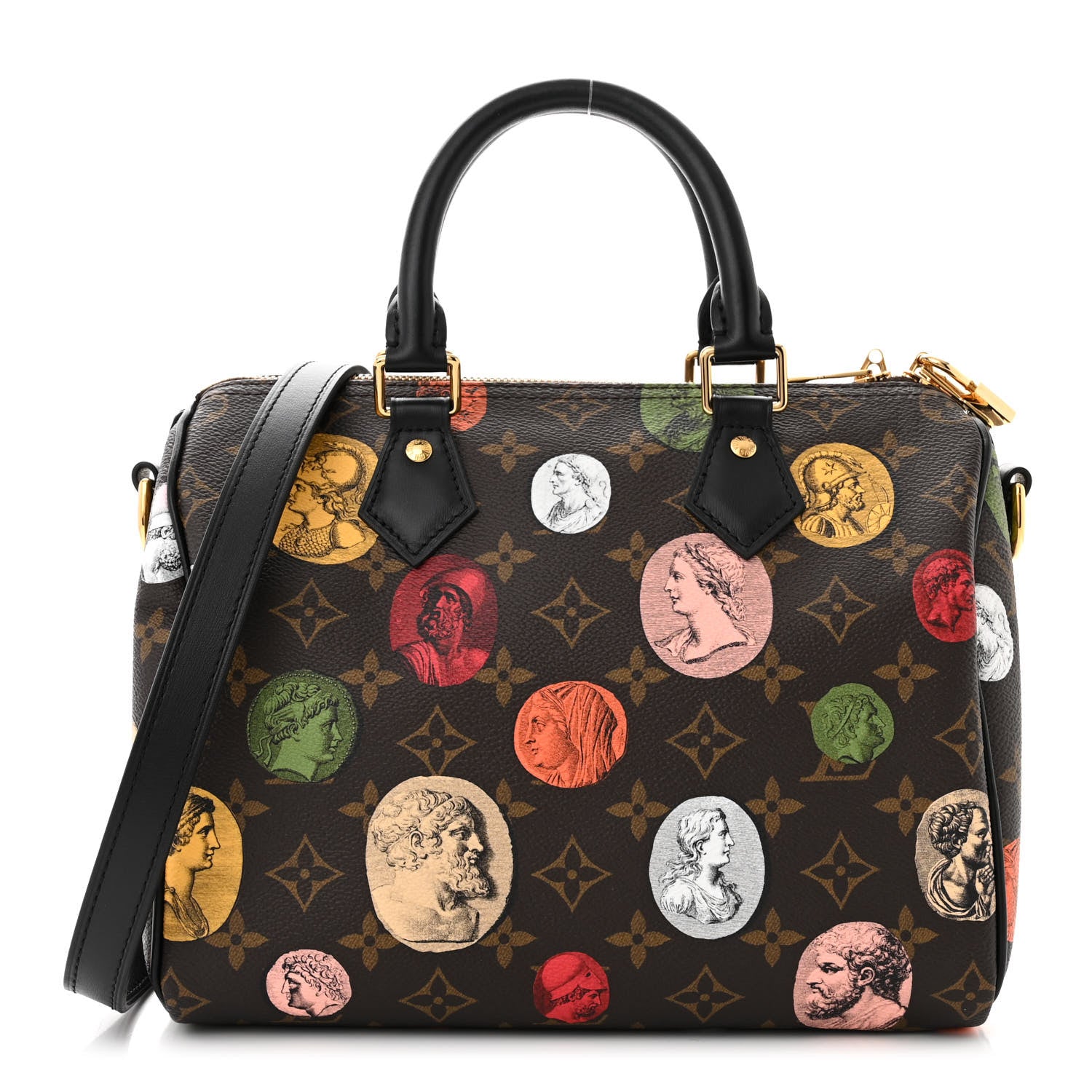 Louis Vuitton x FORNASETTI Monogram Cameo Speedy Bandouliere 25 1 of 9