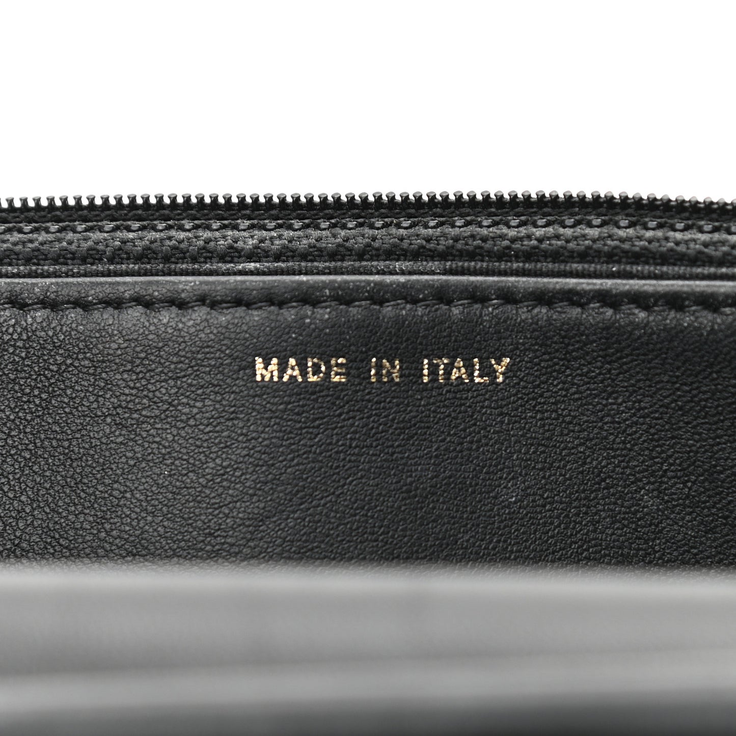 Lambskin Quilted Boy Wallet On Chain WOC Black