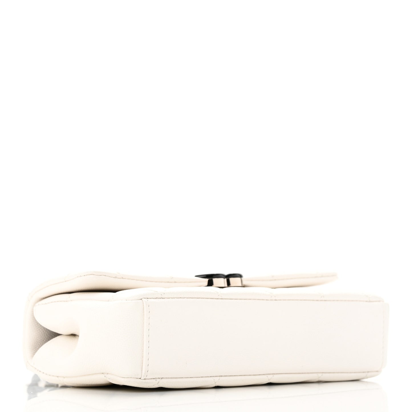 Caviar Quilted My Everything Small Flap White Black