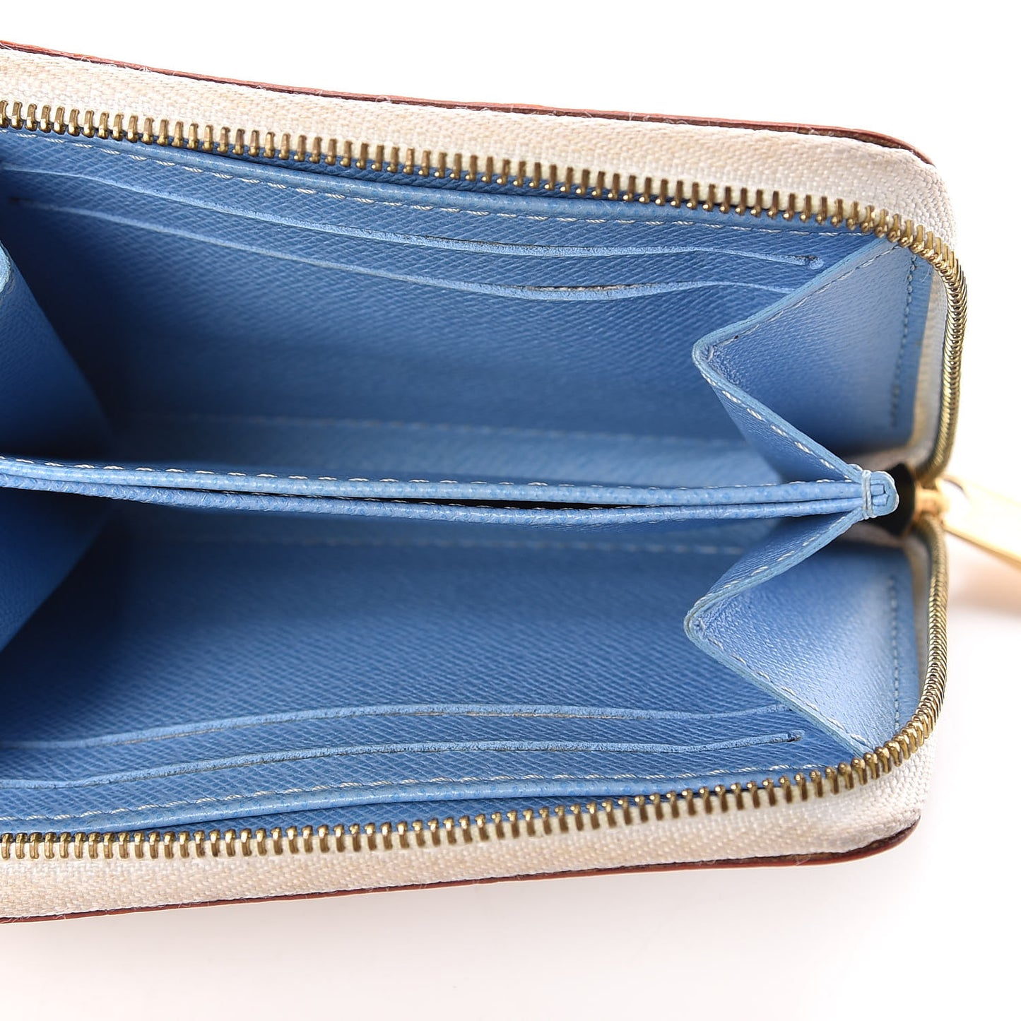 Monogram Multicolor Zippy Coin Purse Wallet White Raisin