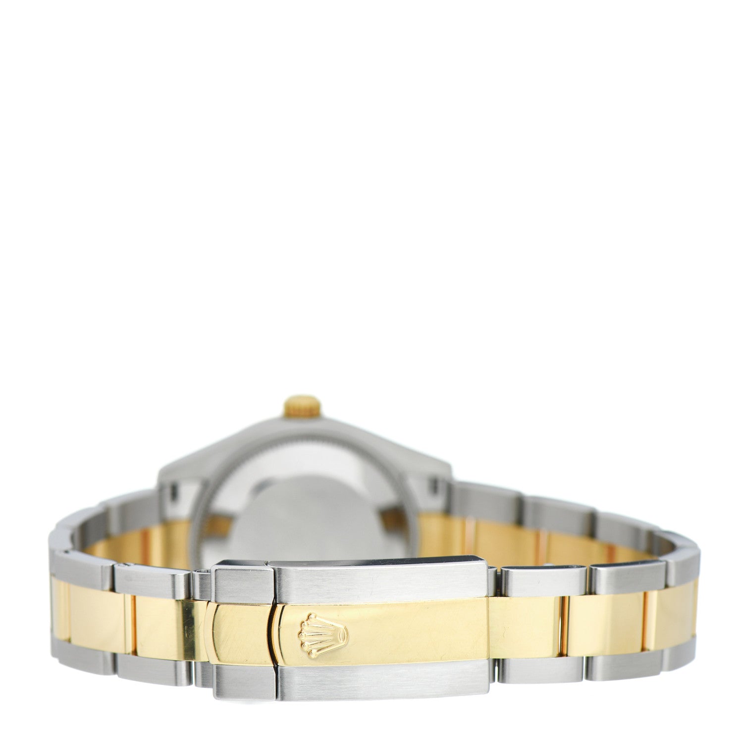 Rolex Stainless Steel 18K Yellow Gold 31mm Oyster Perpetual Datejust Watch White Roman 278273 3 of 5