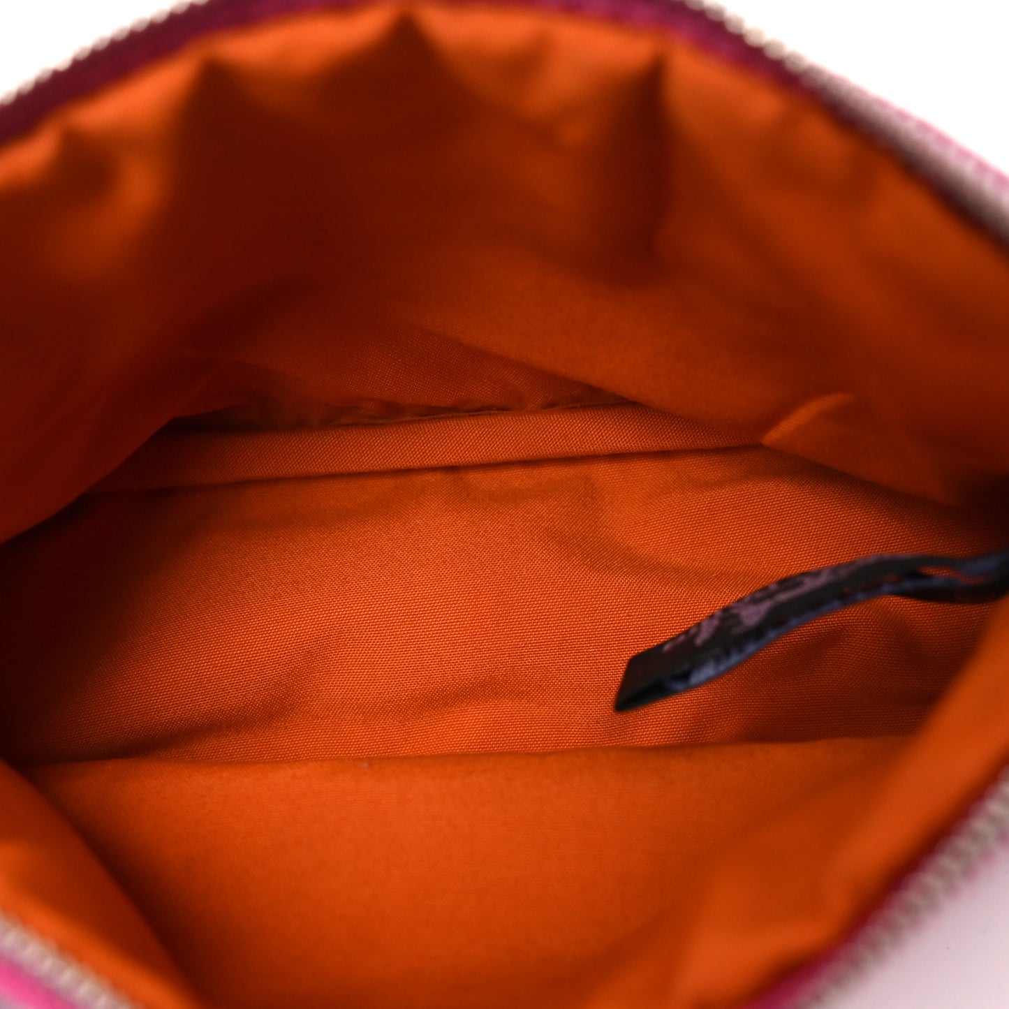 Cotton Canvas Mini Mini Bolide Travel Cosmetic Pouch Hibiscus