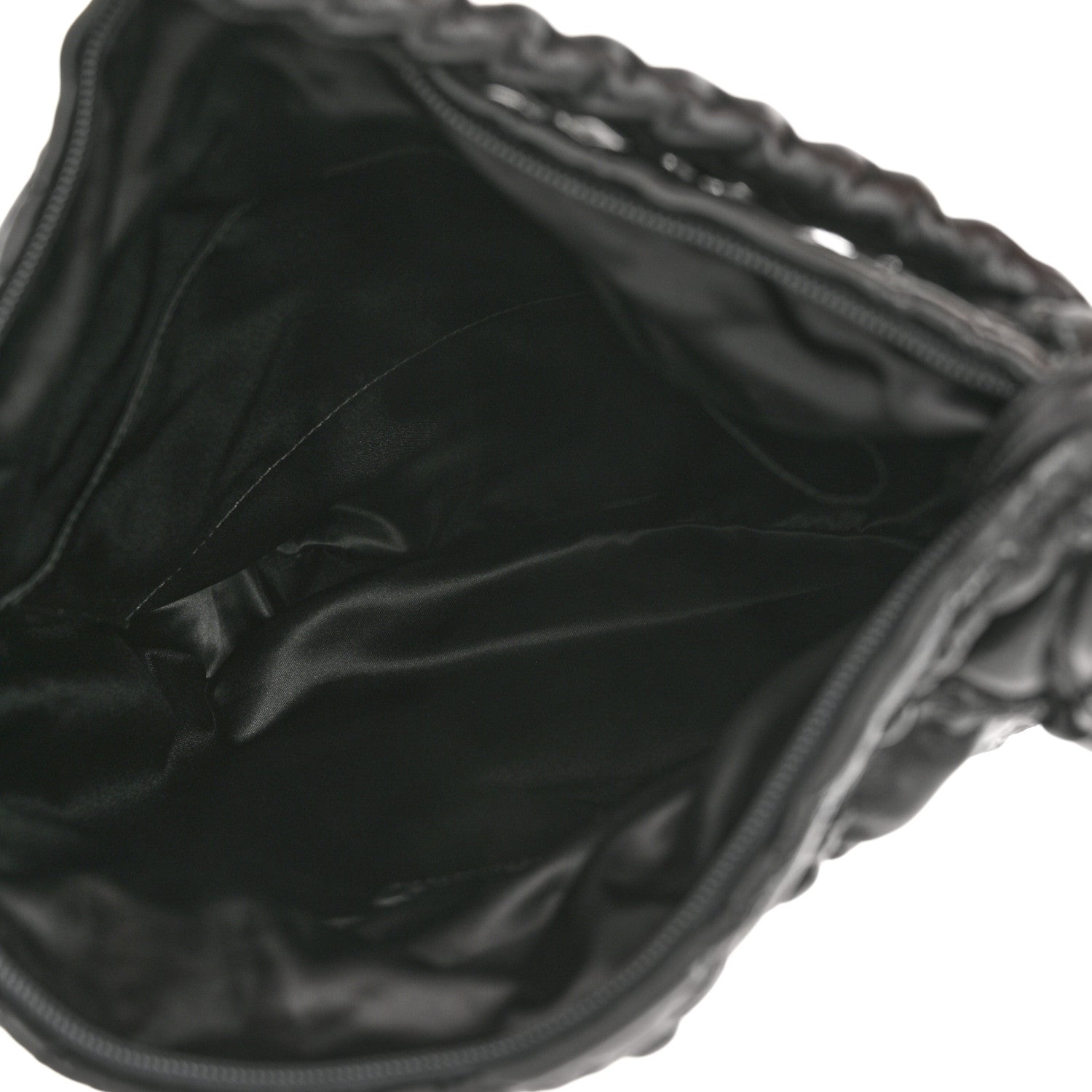 Chanel Quilted Lambskin Hidden Chain Hobo Black 5 of 10