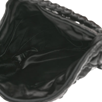Chanel Quilted Lambskin Hidden Chain Hobo Black 5 of 10