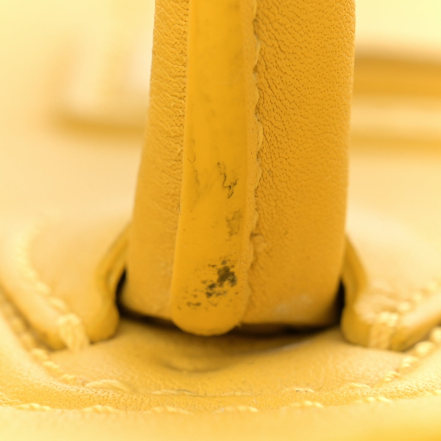 Supple Calfskin Medium Phantom Luggage Sun Yellow