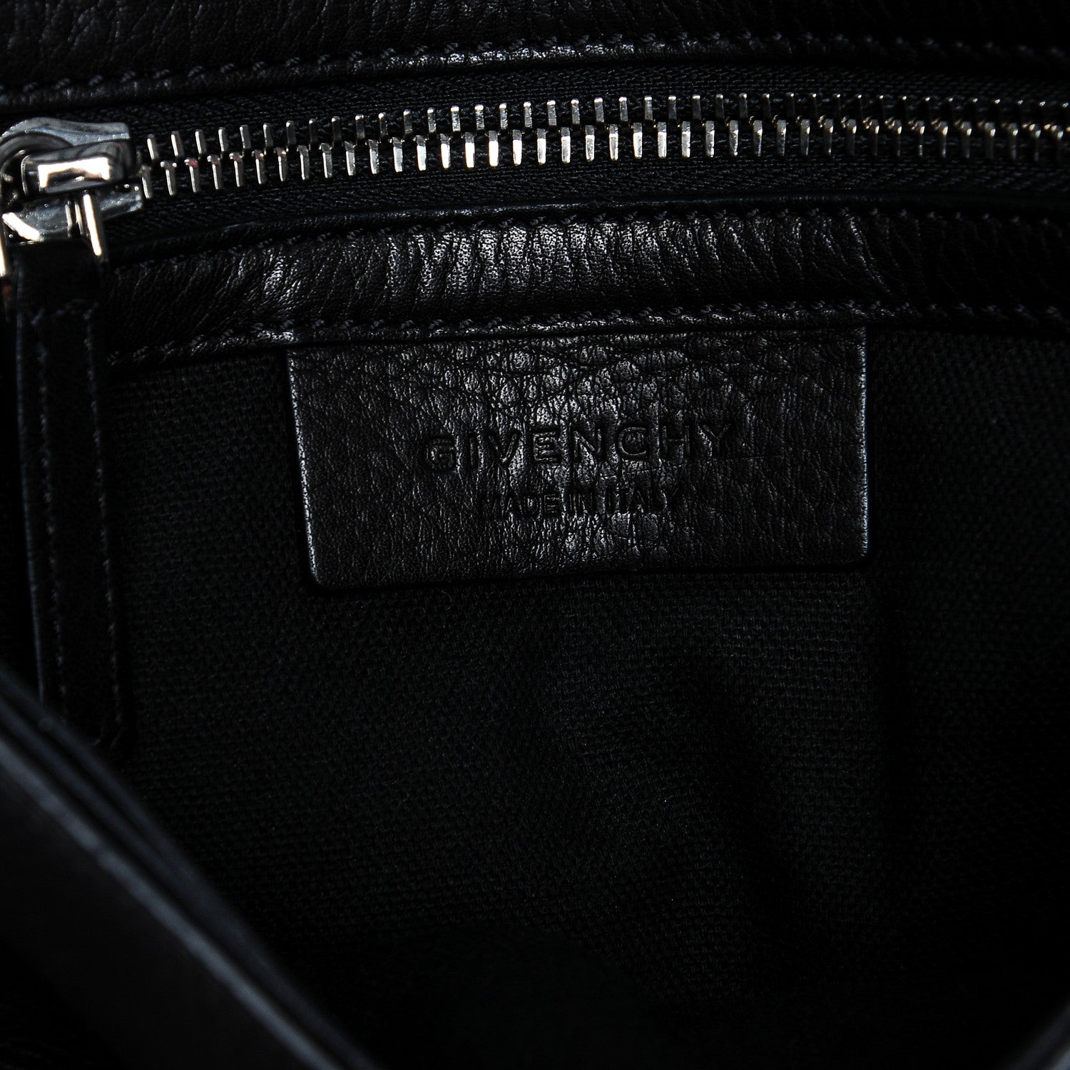 Givenchy Pebbled Calfskin Small Pandora Pure Flap Bag Black 7 of 8
