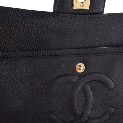Chanel Caviar Quilted Medium Double Flap Black 11 of 11