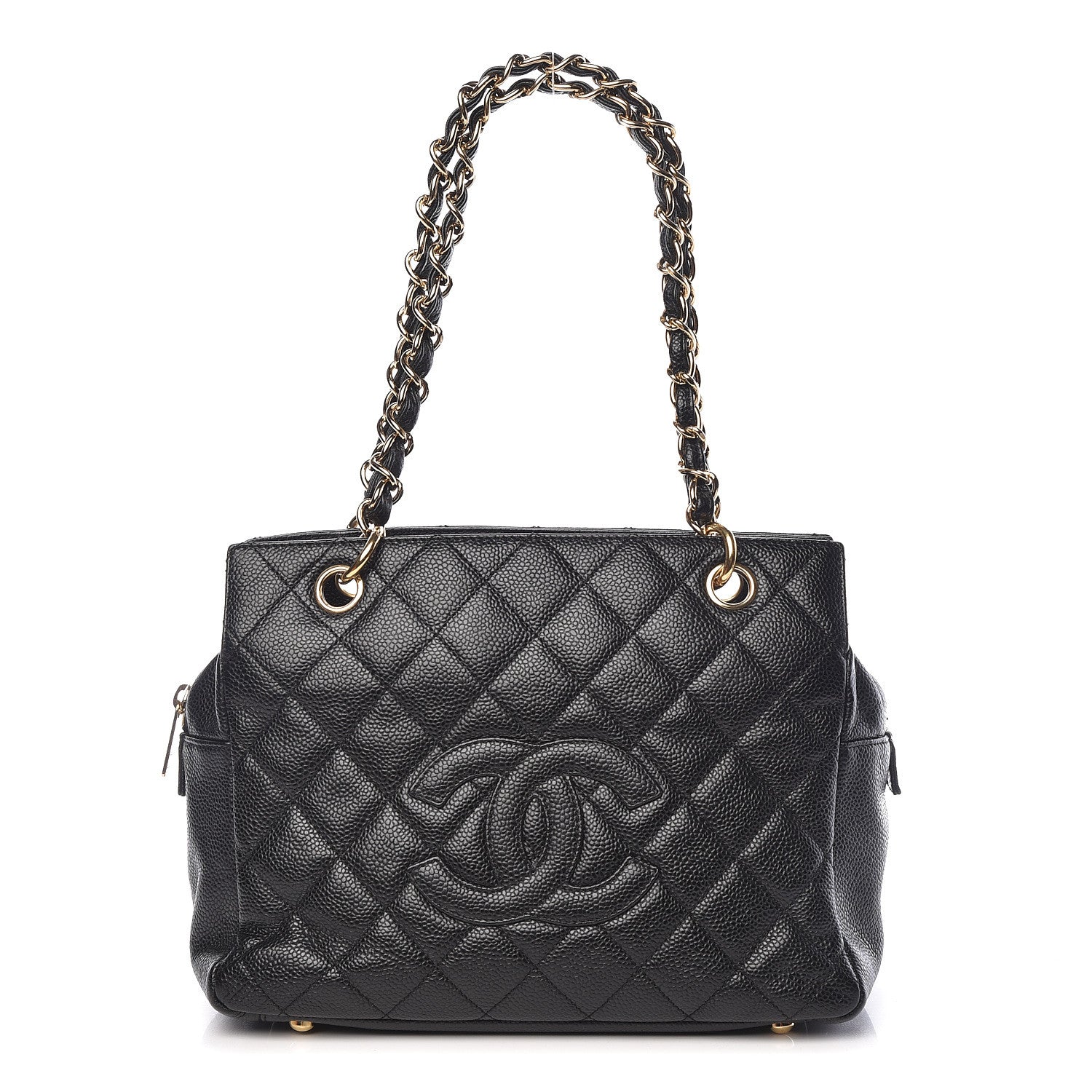 Chanel Caviar Quilted Petit Timeless Tote PTT Black 1 of 13